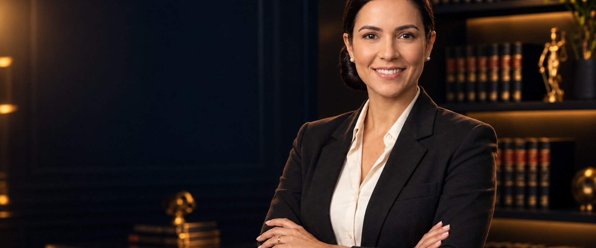 Dra. Carla Salgado em seu escritório